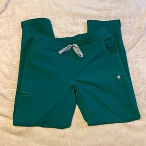 FIGS Yola Pants. Small. Hunter Green.